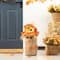 Glitzhome® 23" Fall Linen Scarecrow Doorstop Porch Décor